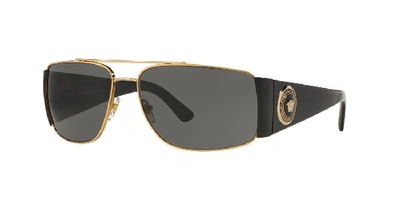 Versace Man Sunglass Ve2163 In Dark Grey