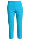 Theory Eco Crunch Slim Ankle Pants In Capri