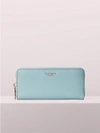 Kate Spade Sylvia Slim Continental Wallet In Frosted Spearmint