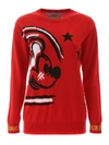 ICEBERG MICKEY MOUSE PULLOVER,11186468