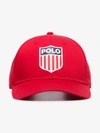 POLO RALPH LAUREN RED USA LOGO CAP,71078345300214666800