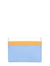 MARNI SAFFIANO LEATHER CARD HOLDER,176414