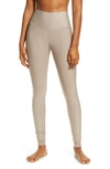 Alo Yoga Airlift High Waist Leggings In Gravel