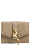 CHLOÉ ABY LEATHER FRENCH WALLET,CHC19WP311B71