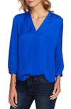 VINCE CAMUTO RUMPLE FABRIC BLOUSE,9199150