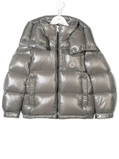 Moncler Kids' Padded Coat In 灰色