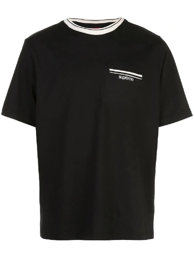 Supreme Logo T-shirt In Black