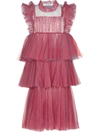 VIKTOR & ROLF LESS IS MORE TIERED TULLE DRESS