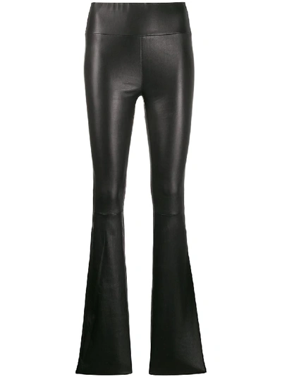 Sprwmn Bootcut Trousers In Black