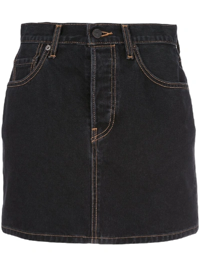 Wardrobe.nyc Release 04 Mini Denim Skirt In 黑色