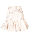 ZIMMERMANN SUPER EIGHT PALM PRINT SKIRT