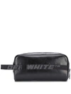 Off-white Industrial Strap Wash Bag In Black