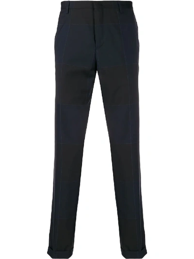 Paul Smith Straight Leg Tailored Trousers In Black