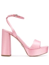 Prada Platform Sandals In 粉色