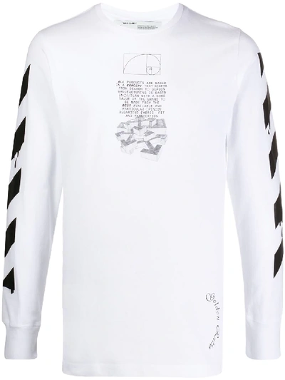 Off-white Sweatshirt Mit Logo In 白色