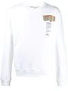 Off-white Rationalism Cotton Sweatshirt In White