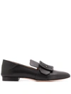 BALLY BUCKLE DETAIL LOAFERS