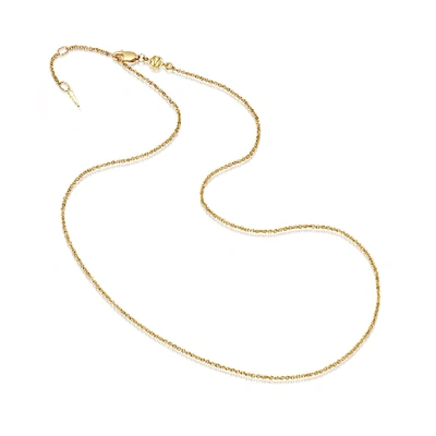 Missoma Medium Plain Chain Necklace 18ct Gold Plated Vermeil