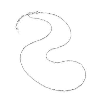 Missoma Long Rope Chain Necklace Sterling Silver