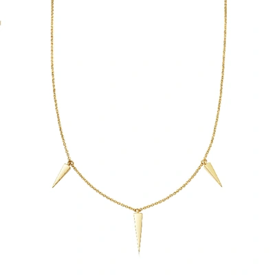 Missoma Spike Necklace In Gold