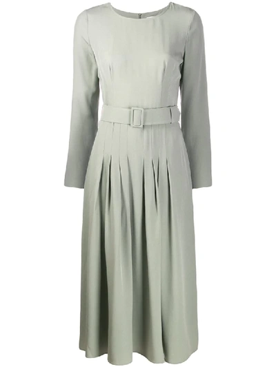 Goat Josephine Belted Dress In Green