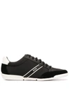 Hugo Boss Sneakers Mit Streifen In Black