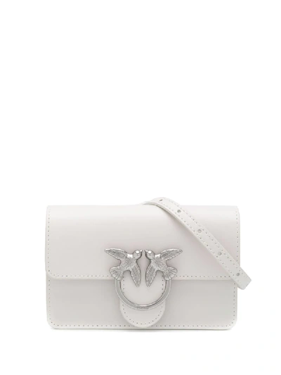Pinko White Love Baby Simply Shoulder/belt Bag
