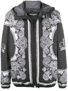 DOLCE & GABBANA BANDANA PRINT BOMBER JACKET