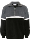 Ports V Oversized Funnel-neck Sweatshirt In Grey