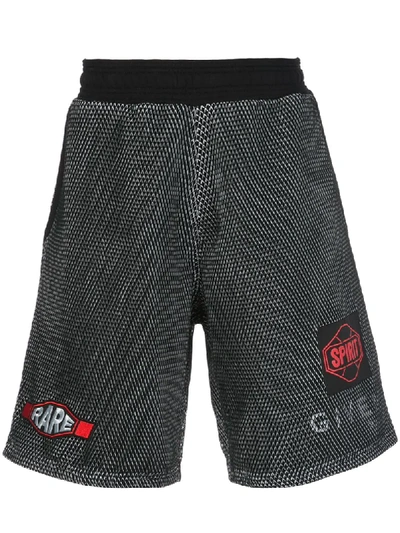 Givenchy Mesh Track Shorts In Black