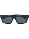 Smith Square Frame Sunglasses In Black