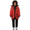 CANADA GOOSE RED DOWN SNOW MANTRA PARKA