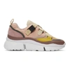 Chloé Sonnie Low-top Trainers In Pink,multi-colour