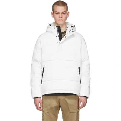 The Very Warm Off-white Anorak Puffer Jacket In Off White