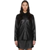 Nanushka Button-up Long-sleeve Shirt In Black