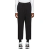 Y-3 Y-3 BLACK CLASSIC CROPPED LOUNGE trousers