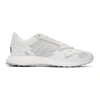 Y-3 Rhisu Run Mesh And Leather Trainers In Ftwrwhite/b