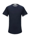 Aglini T-shirts In Dark Blue