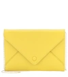 THE ROW ENVELOPE SMALL LEATHER CLUTCH,P00441185