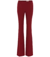 ALEXANDER MCQUEEN MID-RISE FLARED PANTS,P00436656
