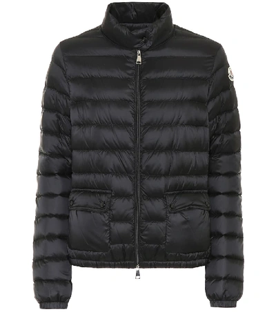 Moncler Lans Nylon Padded Jacket In Black