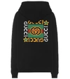 GUCCI PRINTED COTTON HOODIE,P00436375