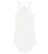 RICK OWENS FOREVER BASIC SILK-BLEND MESH TANK TOP,P00444669