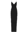 Rick Owens Maillot Shoelace-strap Cotton-blend Dress In Black
