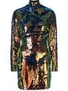 Rta Sequin Embellished Dress In Multicolour