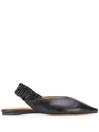 Isabel Marant Étoile Pointed-toe Slingback Ballerinas In Black