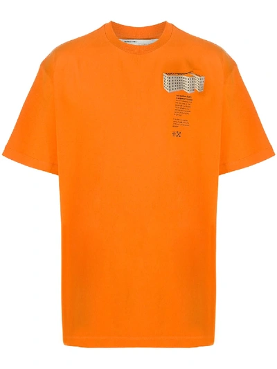 Off-white 'the Golden Ratio' T-shirt In Orange