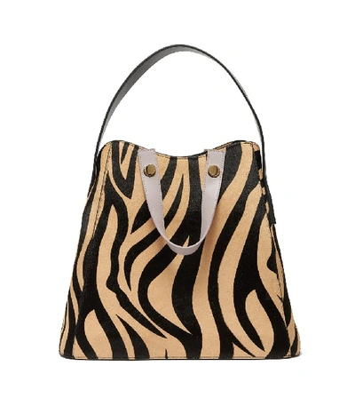 Lizzie Fortunato Friday Shopper Tote In Zebra In Animal Print