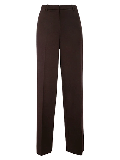 Theory Wide Trousers In Espresso