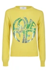 Alberta Ferretti Alberta Ferreti Love Me Sweater In Yellow